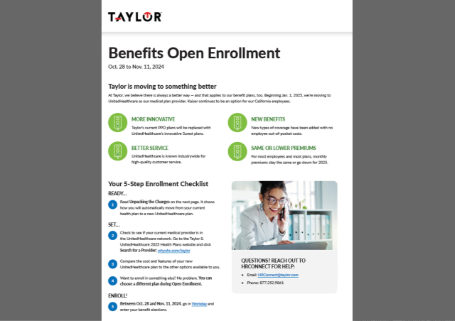 2025 Benefits Enrollment Home Mailer